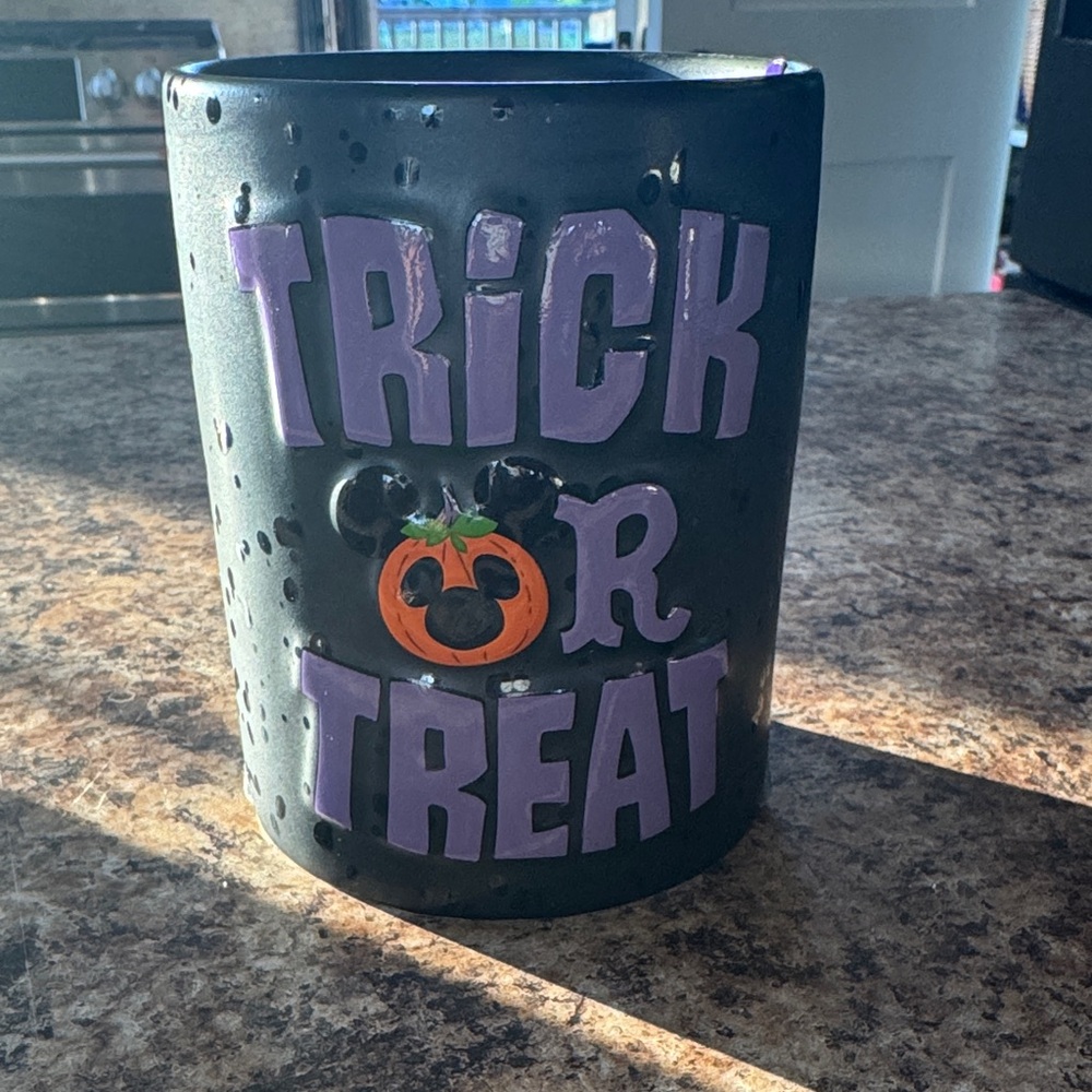 Black and Purple Trick or Treat Mug